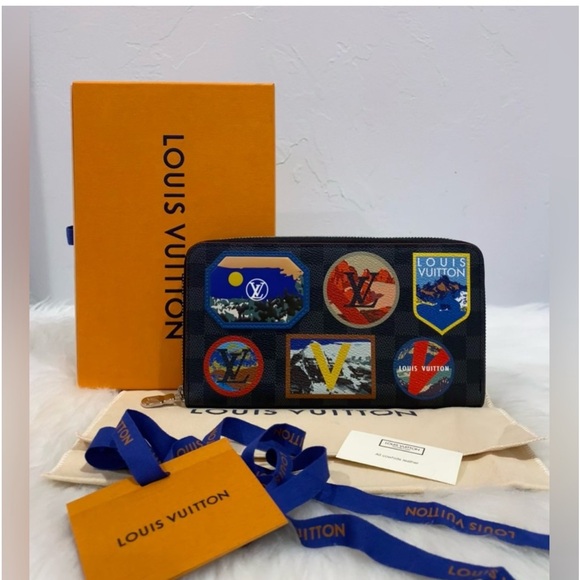 Louis Vuitton Limited Edition Damier Graphite Alps Zippy Wallet Organizer W COA - Picture 3 of 16